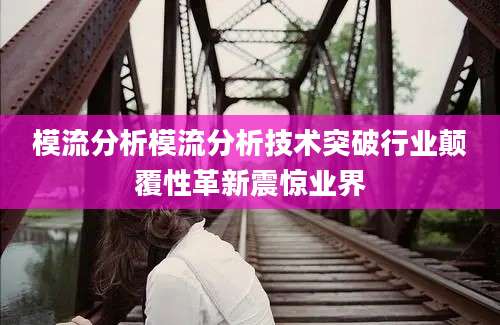 模流分析模流分析技术突破行业颠覆性革新震惊业界
