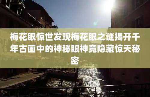 梅花眼惊世发现梅花眼之谜揭开千年古画中的神秘眼神竟隐藏惊天秘密