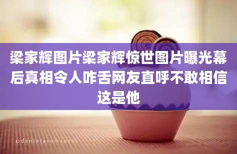 梁家辉图片梁家辉惊世图片曝光幕后真相令人咋舌网友直呼不敢相信这是他
