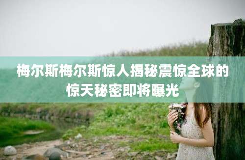 梅尔斯梅尔斯惊人揭秘震惊全球的惊天秘密即将曝光
