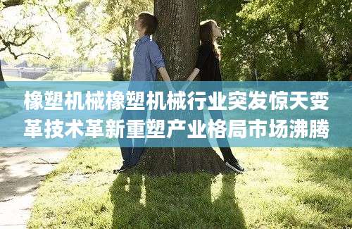 橡塑机械橡塑机械行业突发惊天变革技术革新重塑产业格局市场沸腾