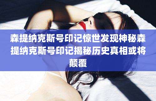 森提纳克斯号印记惊世发现神秘森提纳克斯号印记揭秘历史真相或将颠覆