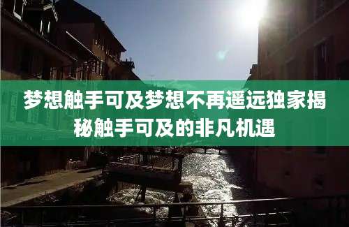 梦想触手可及梦想不再遥远独家揭秘触手可及的非凡机遇