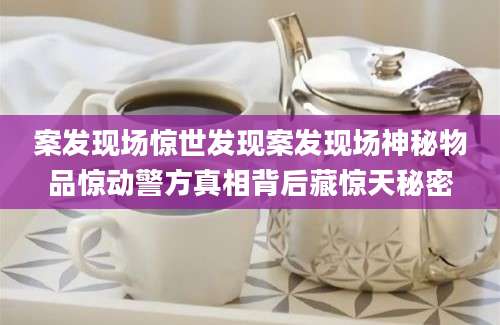 案发现场惊世发现案发现场神秘物品惊动警方真相背后藏惊天秘密