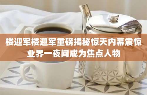 楼迎军楼迎军重磅揭秘惊天内幕震惊业界一夜间成为焦点人物