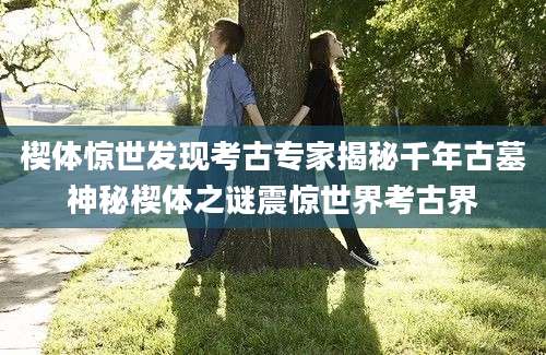 楔体惊世发现考古专家揭秘千年古墓神秘楔体之谜震惊世界考古界