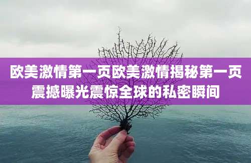 欧美激情第一页欧美激情揭秘第一页震撼曝光震惊全球的私密瞬间