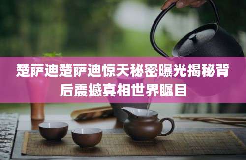 楚萨迪楚萨迪惊天秘密曝光揭秘背后震撼真相世界瞩目