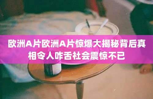 欧洲A片欧洲A片惊爆大揭秘背后真相令人咋舌社会震惊不已