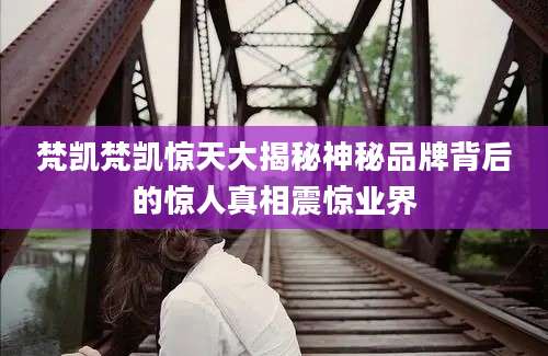 梵凯梵凯惊天大揭秘神秘品牌背后的惊人真相震惊业界