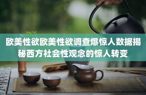 欧美性欲欧美性欲调查爆惊人数据揭秘西方社会性观念的惊人转变