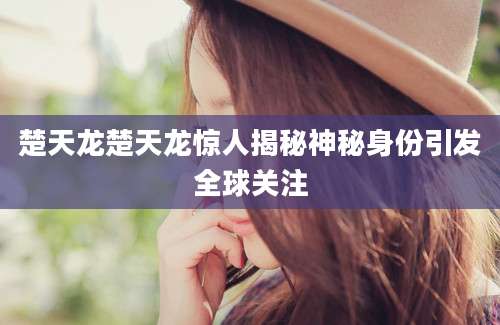 楚天龙楚天龙惊人揭秘神秘身份引发全球关注