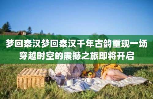 梦回秦汉梦回秦汉千年古韵重现一场穿越时空的震撼之旅即将开启
