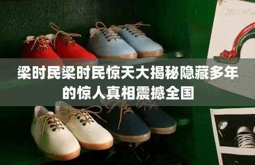 梁时民梁时民惊天大揭秘隐藏多年的惊人真相震撼全国