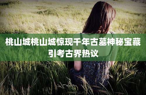 桃山城桃山城惊现千年古墓神秘宝藏引考古界热议