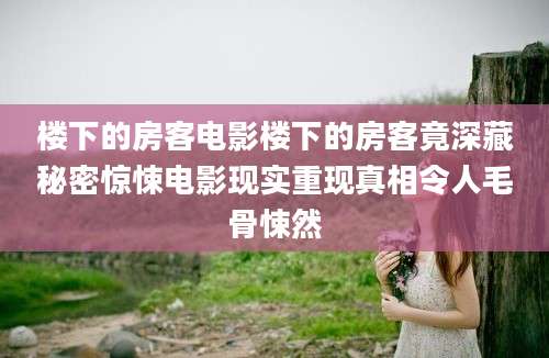 楼下的房客电影楼下的房客竟深藏秘密惊悚电影现实重现真相令人毛骨悚然
