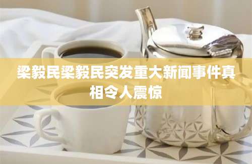 梁毅民梁毅民突发重大新闻事件真相令人震惊