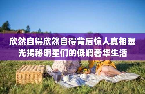 欣然自得欣然自得背后惊人真相曝光揭秘明星们的低调奢华生活
