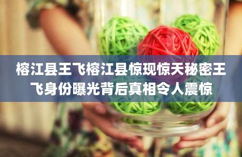 榕江县王飞榕江县惊现惊天秘密王飞身份曝光背后真相令人震惊