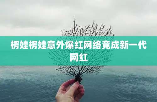 楞娃楞娃意外爆红网络竟成新一代网红