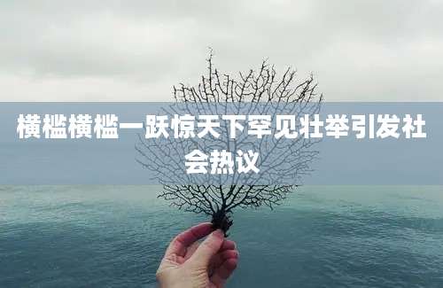 横槛横槛一跃惊天下罕见壮举引发社会热议