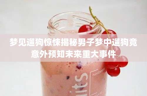 梦见遛狗惊悚揭秘男子梦中遛狗竟意外预知未来重大事件