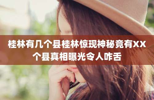 桂林有几个县桂林惊现神秘竟有XX个县真相曝光令人咋舌