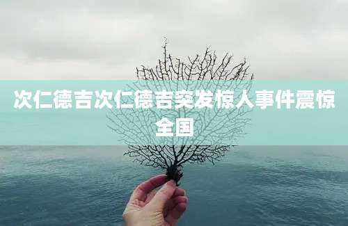 次仁德吉次仁德吉突发惊人事件震惊全国