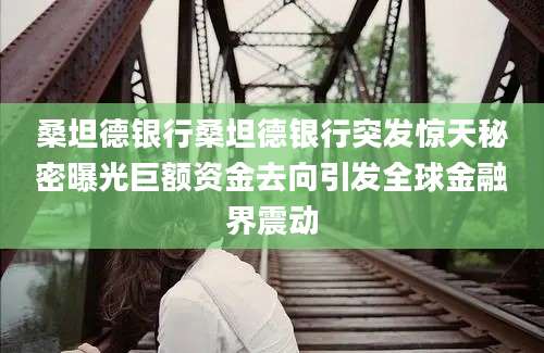 桑坦德银行桑坦德银行突发惊天秘密曝光巨额资金去向引发全球金融界震动