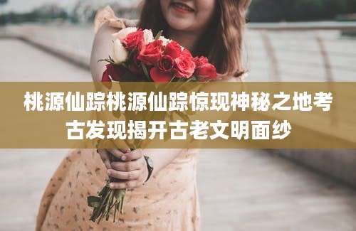 桃源仙踪桃源仙踪惊现神秘之地考古发现揭开古老文明面纱