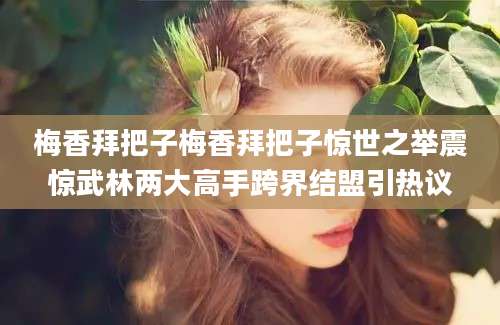 梅香拜把子梅香拜把子惊世之举震惊武林两大高手跨界结盟引热议