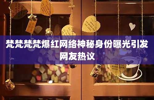梵梵梵梵爆红网络神秘身份曝光引发网友热议