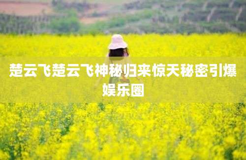 楚云飞楚云飞神秘归来惊天秘密引爆娱乐圈