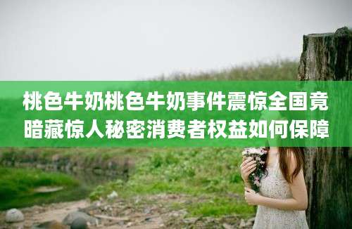 桃色牛奶桃色牛奶事件震惊全国竟暗藏惊人秘密消费者权益如何保障