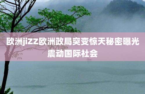 欧洲jiZZ欧洲政局突变惊天秘密曝光震动国际社会