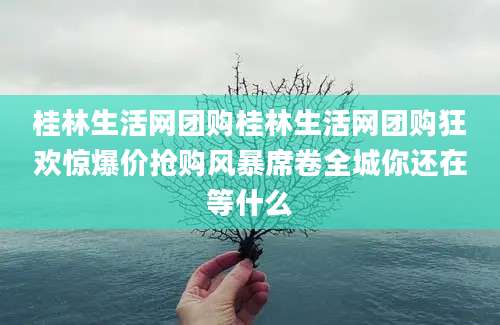 桂林生活网团购桂林生活网团购狂欢惊爆价抢购风暴席卷全城你还在等什么